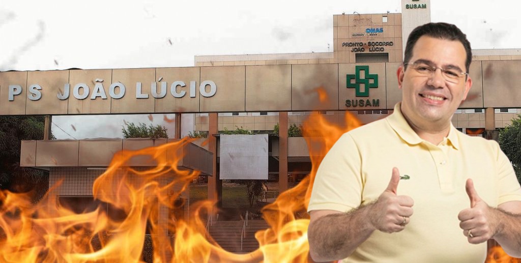 Deputado fala mal da saúde, mas é incapaz de destinar verba para capital