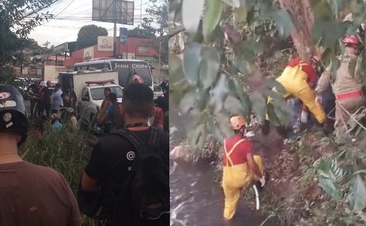 Urgente: corp0 com corda no pescoç0 é encontrado em igarapé no Alvorada; veja o vídeo