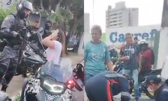 URGENTE: grave acidente na Pedro Teixeira quase m4ta motoqueiro; vídeo f0rte