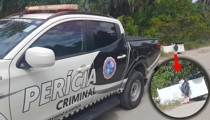 Corp0 esqu@rtej4do é encontrado dentro de geladeira no Ramal do UDV, em Manaus; veja vídeo