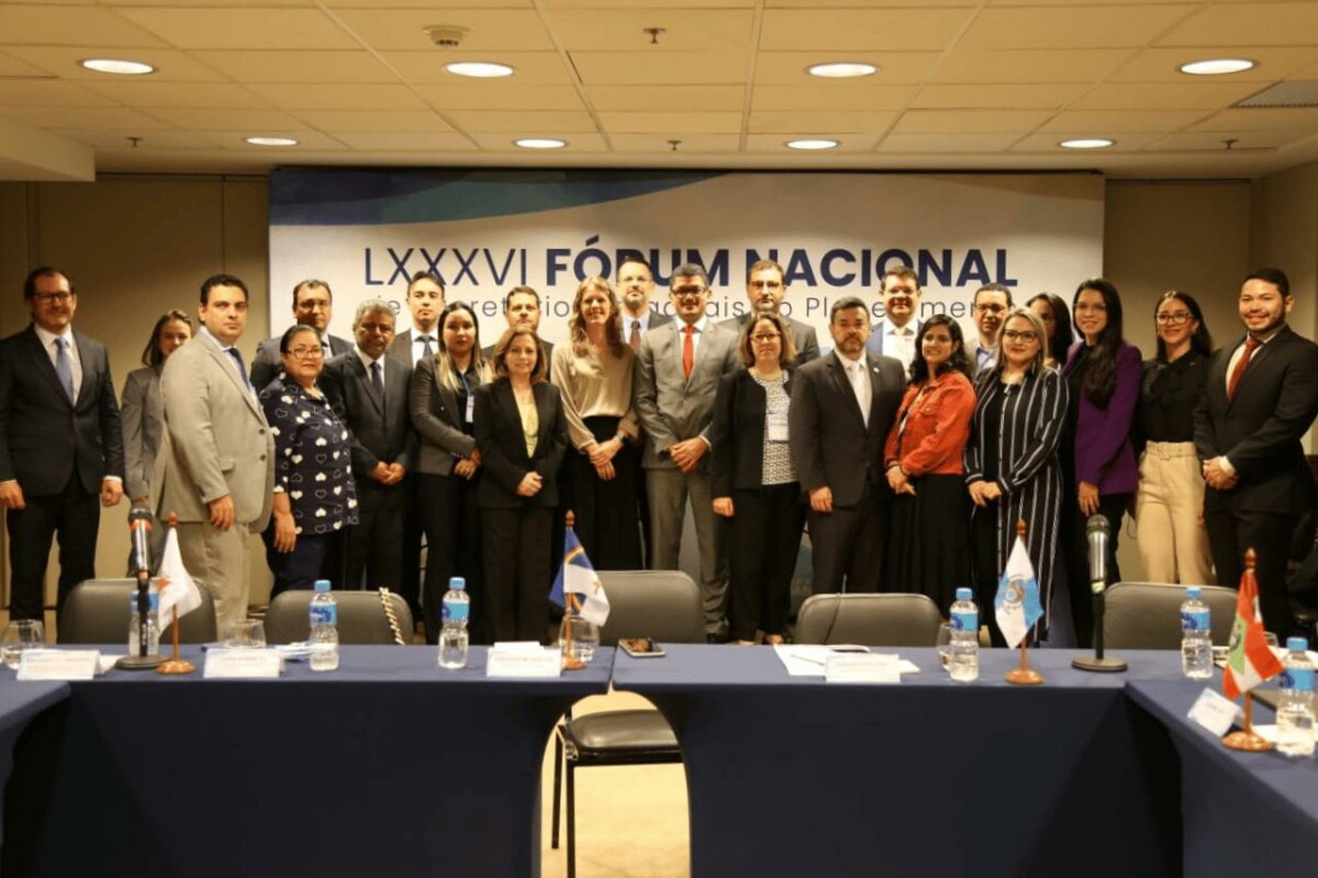 Sedecti participa do 86º Fórum Nacional de Secretários Estaduais do Planejamento