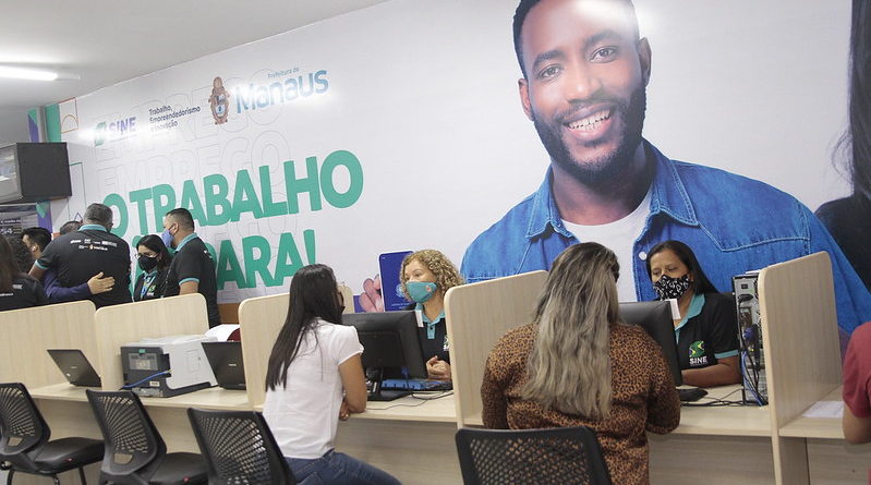 Sine Amazonas divulga 101 vagas de emprego para esta quinta-feira