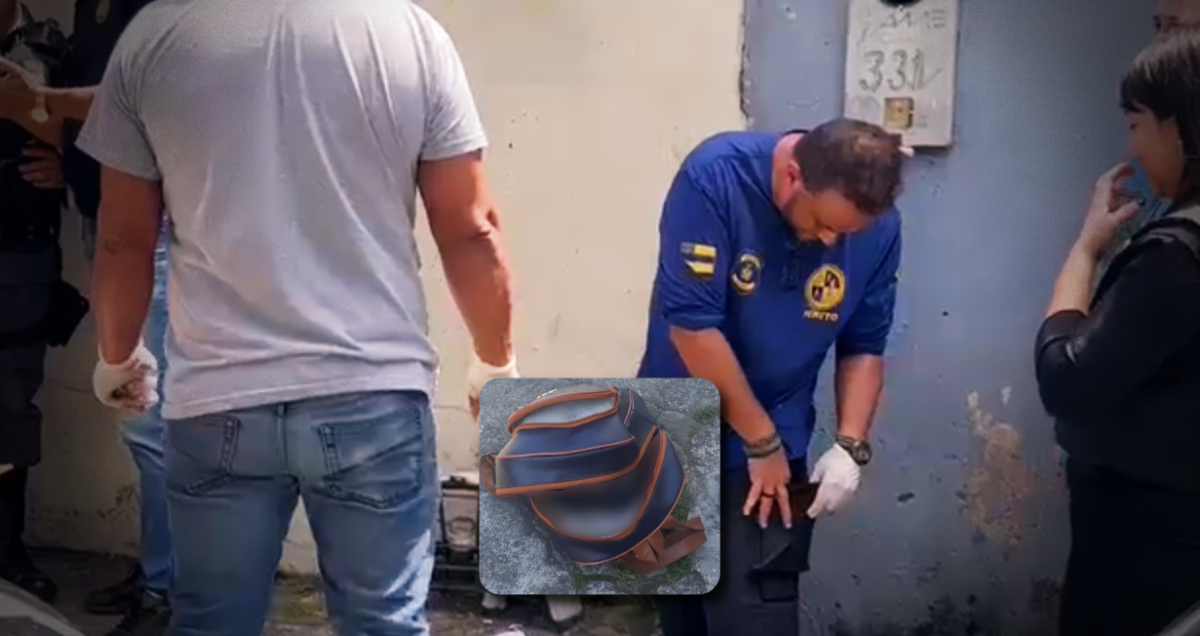 URGENTE: veja momento que perícia abre saco de lixo e encontra c4beç4 hum4na em Manaus