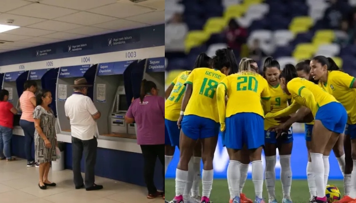 Agências bancárias mudam horários de funcionamento em dias de jogo do Brasil na Copa Feminina
