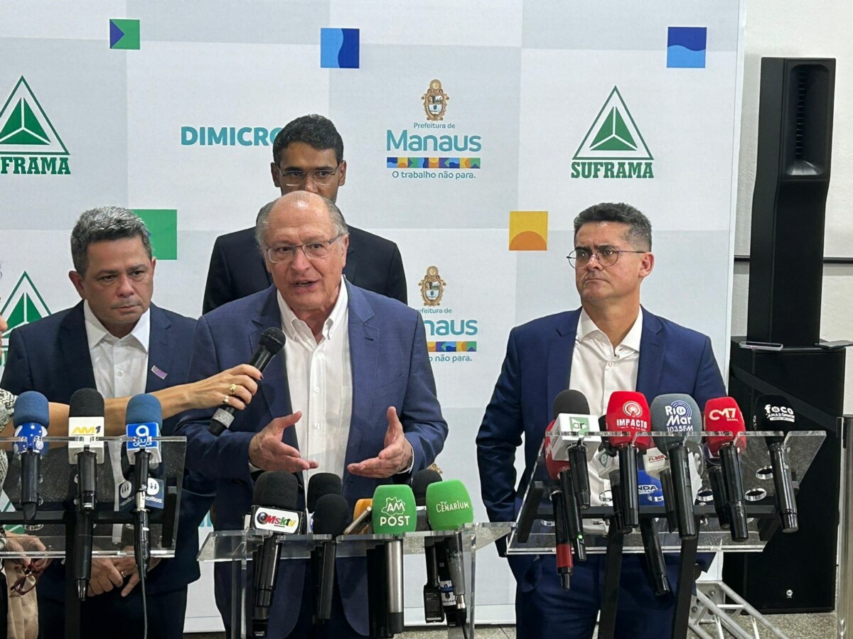 Com Alckmin, prefeito David Almeida inaugura Distrito de Micro e Pequenas Empresas em Manaus