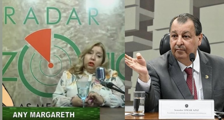 ‘Boladona sem radar’: Any Margareth terá que indenizar Omar Aziz por novamente divulgar Fake News