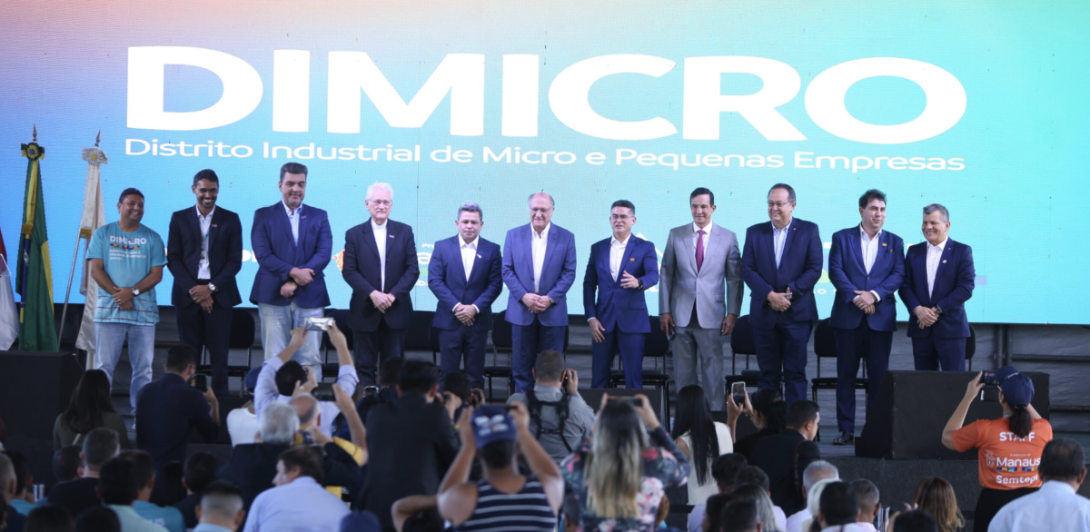 Caio André participa de inauguração do Distrito de Micro e Pequenas Empresas de Manaus