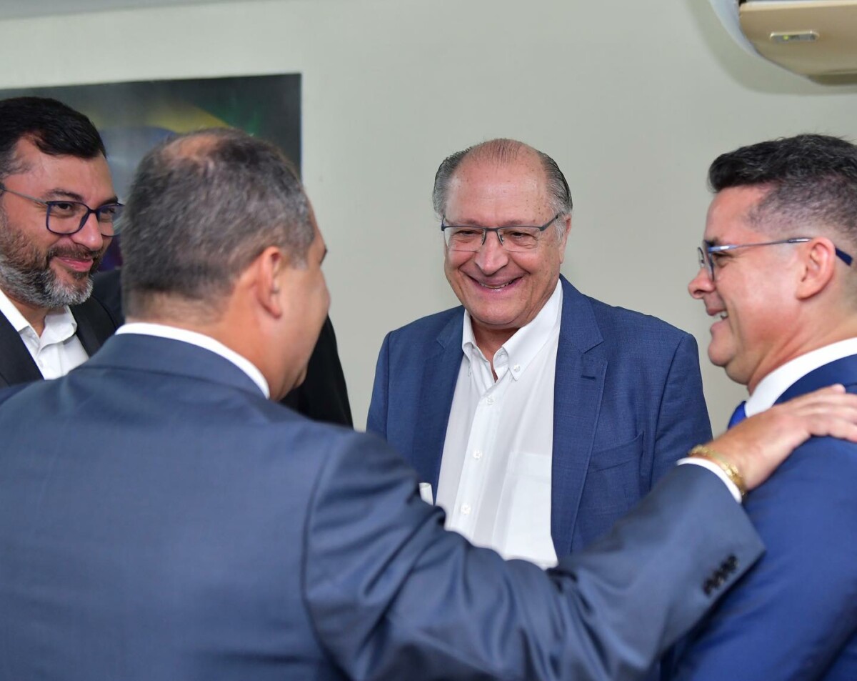 Alckmin anuncia parceria com Wilson e David para impulsionar a economia e a liderança do Amazonas nos próximos anos