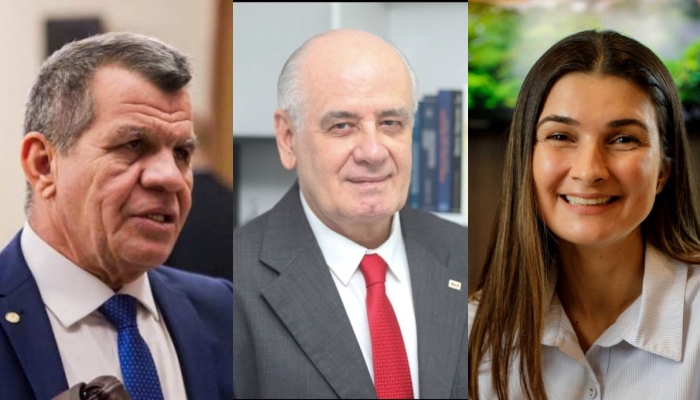 Bosco Saraiva reúne Serafim Corrêa e Rebecca Garcia durante evento da SUFRAMA