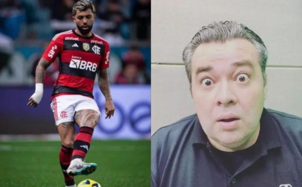 Gabigol liga para Rômulo Mendonça após narrador o chamar de “gostoso”