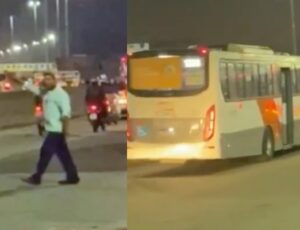 "Cansei": motorista abandona ônibus lotado com passageiros e pega carona em outro coletivo; veja vídeo