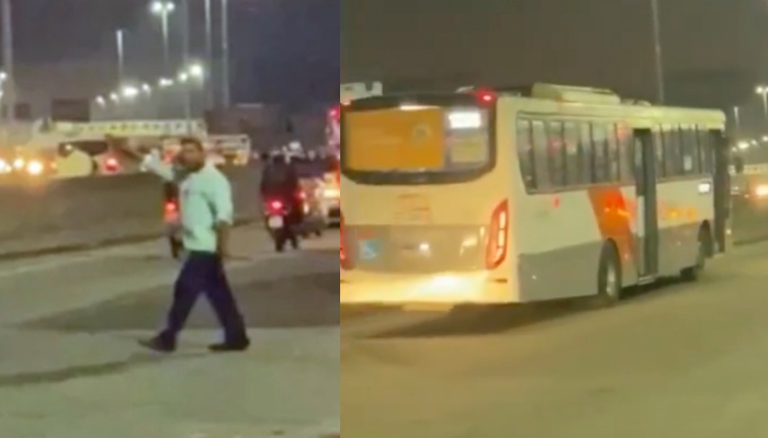 “Cansei”: motorista abandona ônibus lotado com passageiros e pega carona em outro coletivo; veja vídeo