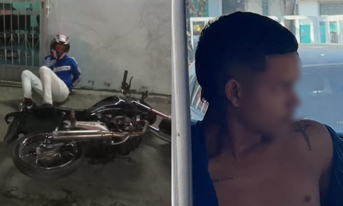 Bandido que acordou cedinho pra roubar recebe b4la no ‘café da manhã’ em Manaus; veja vídeo