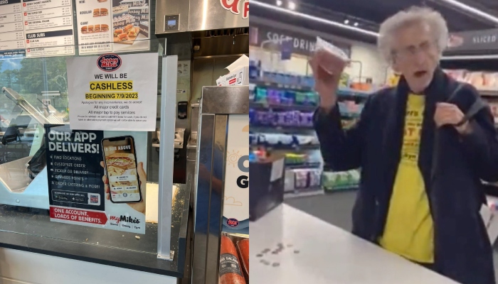 Lojas nos EUA começam a rejeitar uso do dinheiro físico para pagamentos e idoso protesta; veja vídeo