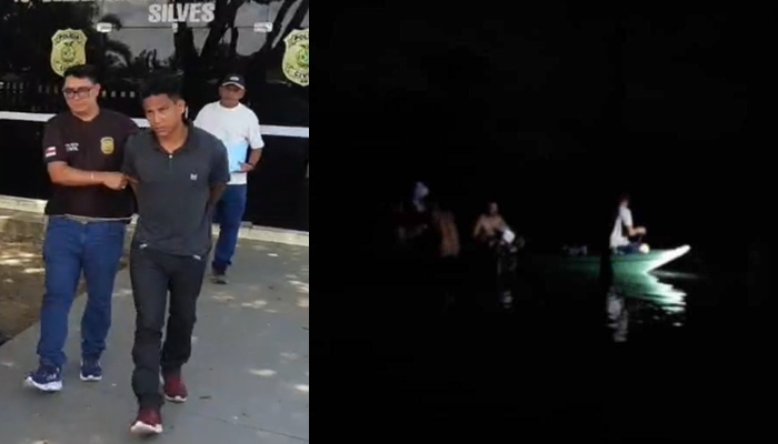 Padrasto é preso em Silves após afundar canoa que deixou 3 cri@nças af0gadas; veja vídeo