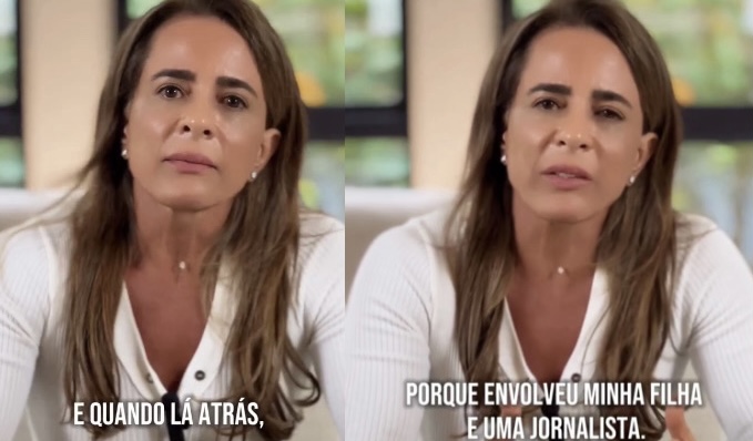 Betinha Valeiko, mulher de Arthur Neto, confessa em vídeo que sua filha ameaçou jornalista de m0rte; veja