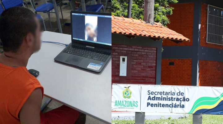 Detentos poderão fazer videochamadas com familiares mediante agendamento, informa Seap