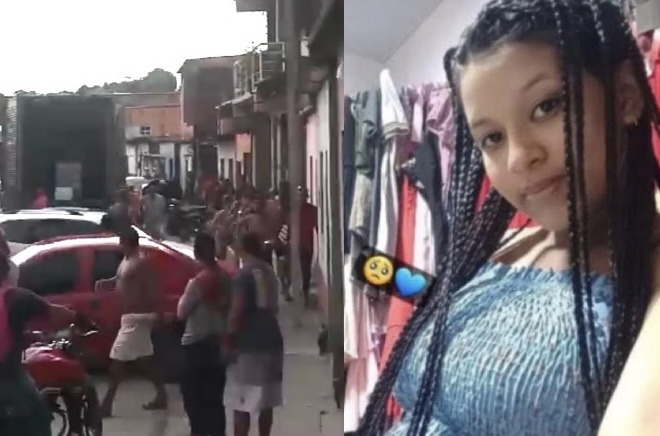 Justiça: população depreda casa de supost0 assassin0 de jovem grávida em Manaus; veja os vídeos