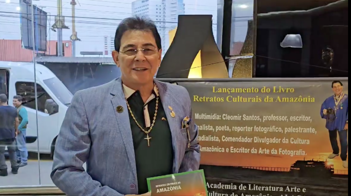 Jornalista Cleomir Santos lança livro ‘Retratos Culturais da Amazônia’