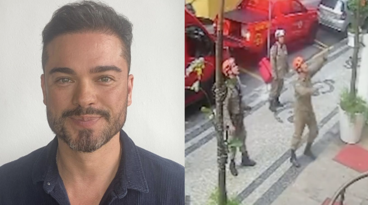 URGENTE: veja momento que ator da Globo, Sidney Sampaio, pul4 da janela de hotel em Copacabana