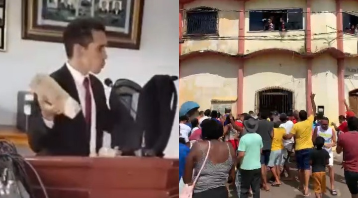 Vereador diz que recebeu R$300 mil em propina do prefeito e joga dinheiro pela janela da Câmara; veja vídeo