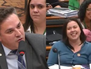 Deputado Zucco pode perder mandato por oferecer hambúrguer à deputada Sâmia; veja vídeo
