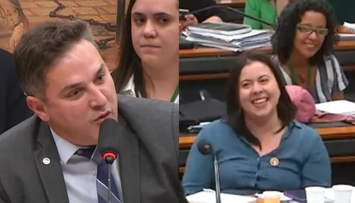 Deputado Zucco pode perder mandato por oferecer hambúrguer à deputada Sâmia; veja vídeo