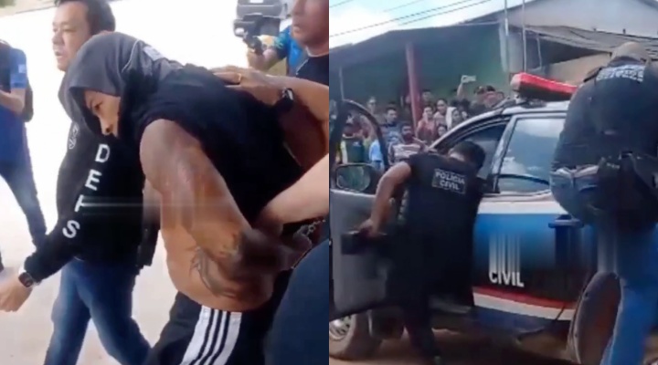 “Vão te m4tar no presídio, maldito!”: população cerca IML no Pará para tentar linchar ass4ssin0 de jovem grávida; veja vídeos