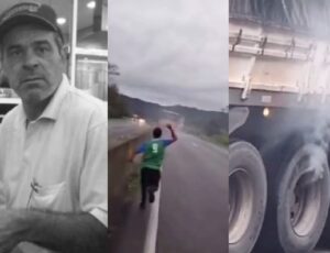 Caminhoneiro é esmag4do pelo próprio veículo e deixa colega em pânico: 'MEU DEUS DO CÉU'; veja vídeo