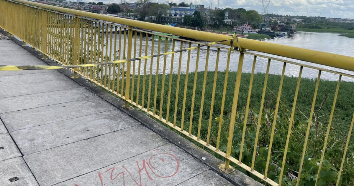 URGENTE: c0rpo ap0drecendo é encontrado na Ponte do São Raimundo; veja vídeo