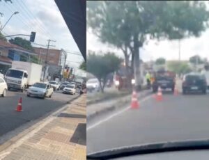 Graves acidentes na avenida Grande Circular deixam trânsito lento; veja vídeos