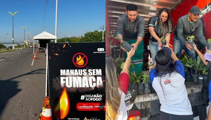 Prefeitura de Manaus realiza campanha para combater queimadas urbanas