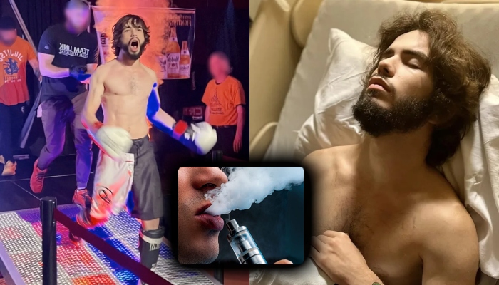 ‘Perigo do Vape’: lutador de MMA perde parte do pulmã0 após usar cigarro eletrônico; imagem forte