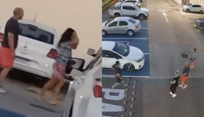 GRAVE: Babá é agred1da e advogado leva t1ro dentro de condomínio na Ponta Negra; veja vídeos