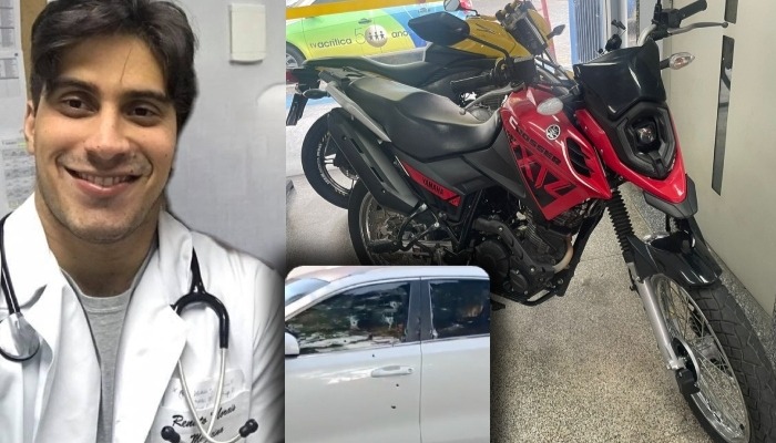 URGENTE: moto utilizada em atentado contra médico no Vieiralves é apreendida