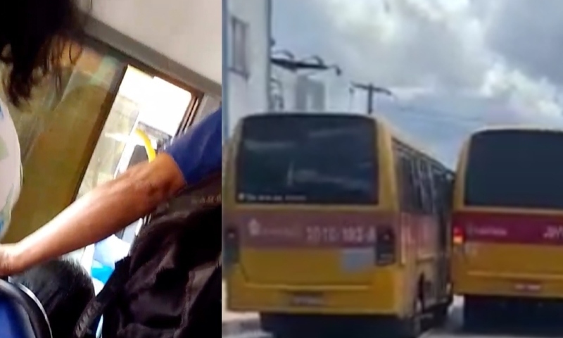 Sextou! Briga e baixaria entre motoristas de ‘Amarelinhos’ no Cidade de Deus: “Sai do meio K@raleo, tu num é homi não!”; veja vídeo