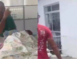Revoltante: filho teve que levar a mãe de 93 anos acamada para banco realizar prova de vida e liberar INSS; veja vídeo