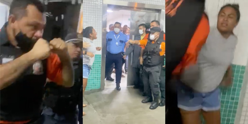 Segurança da LOCATI troca s0co com familiares de paciente no 28 de Agosto; veja vídeo