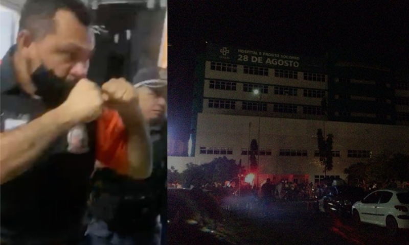 Segurança que trocou soc0s com familiares de paciente no HPS 28 de Agosto é substituído, diz SES-AM