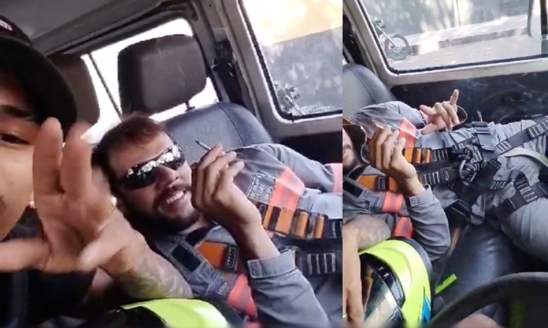 Eletricista em Manaus grava vídeo fumando base4do: ‘quem quiser botar um gato, chega no merengue’; veja vídeo