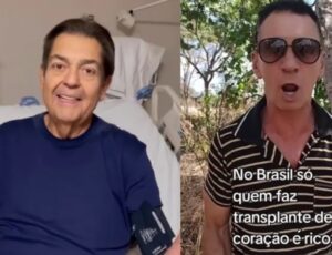 "Ele é rico, eu tô com pé na cova porque sou pobre", desabafa homem na fila do SUS esperando transplante de coração; veja vídeo