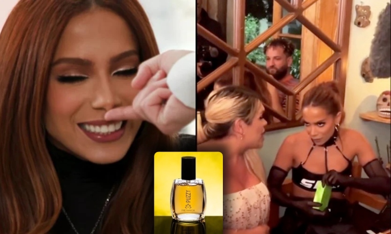 Anitta cria perfume para combater ‘cecê no Rabicó’ e tenta vender para gringos; veja vídeo