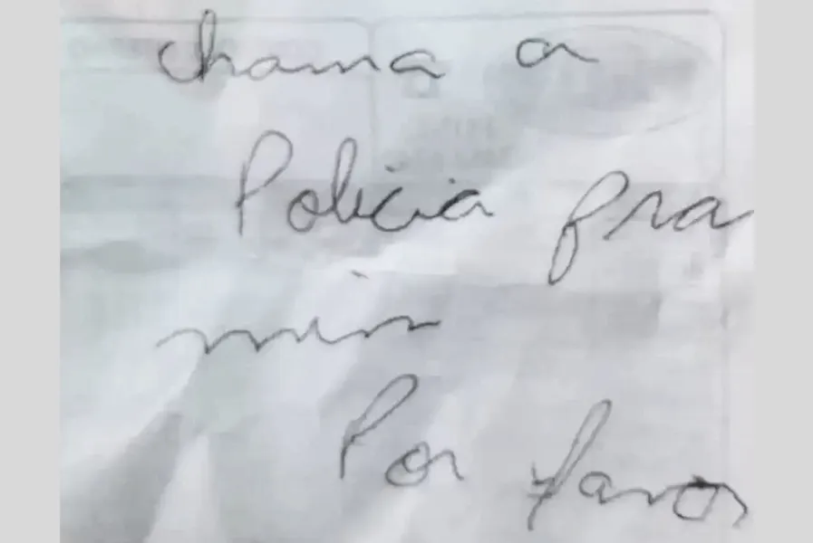 Mulher pede socorro em bilhete entregue no supermercado: ‘vida ou m0rte’