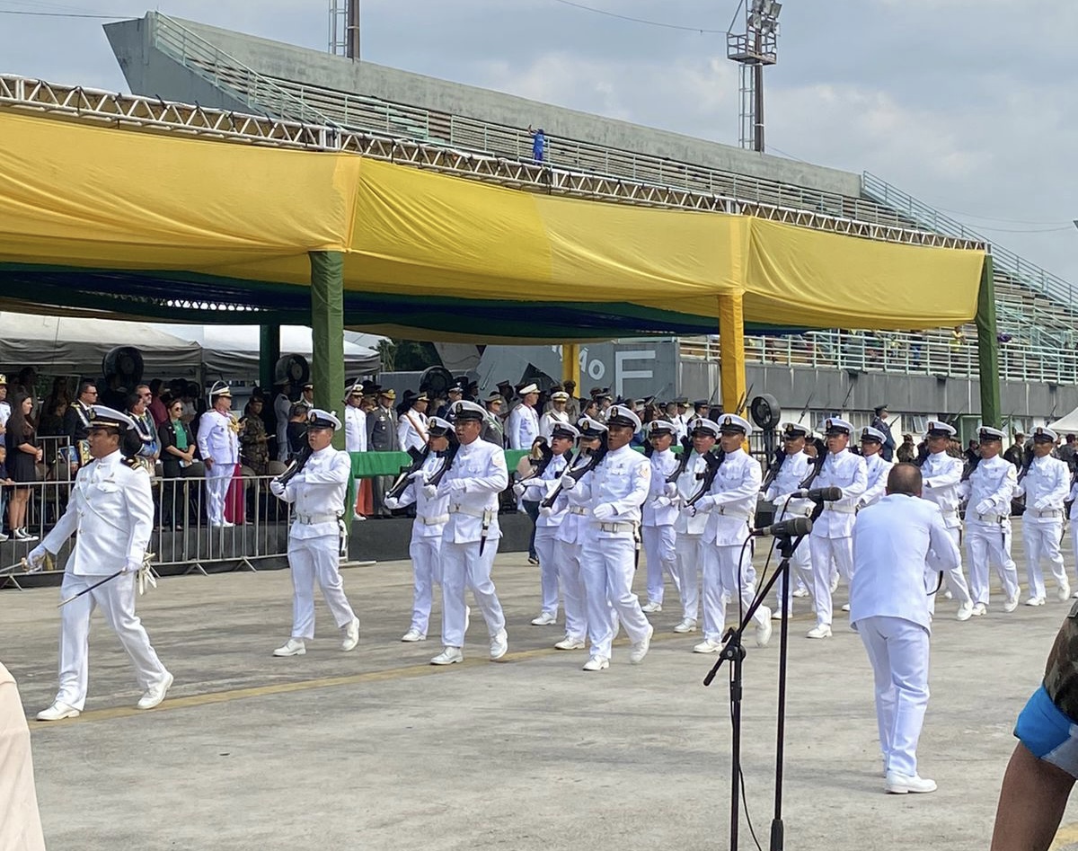 ‘Pátria amada, Brasil!’: desfile de 7 de Setembro reúne mais de 5 mil participantes em Manaus