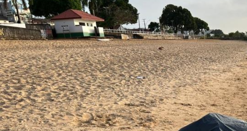C0rpo de mulher é encontrado seminu em praia artificial no Pará