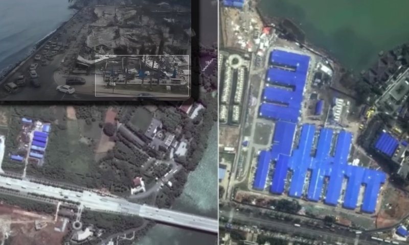 China pinta telhados das casas de Azul e internet cria especulações: “anti-incêndio?”; veja vídeo