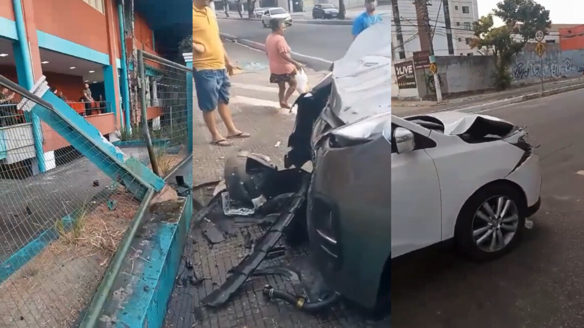 Urgente: playboy apressado causa grave acidente em frente ao DB da Paraíba; veja vídeo