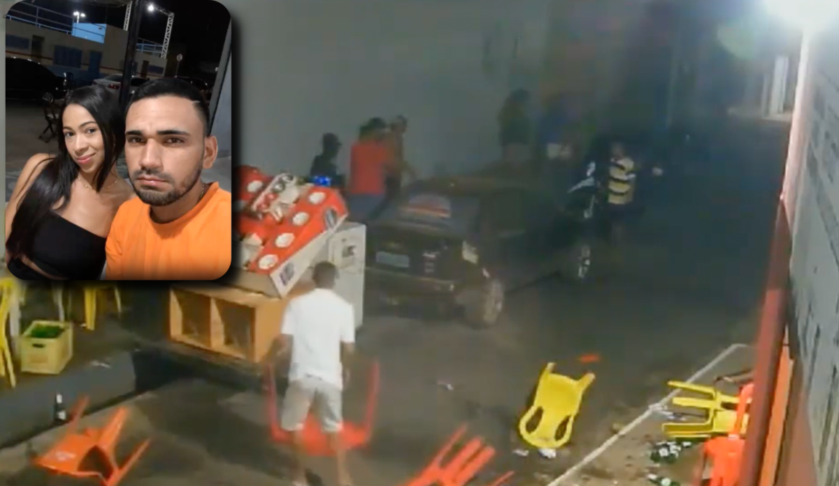 Tudo filmado: veja momento que homem invade bar e ass4ssina friamente a ex-namorada