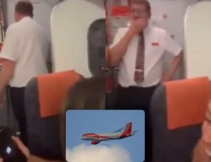 Casal sem vergonha faz avião "tremer" e comissário acaba com a graça; veja vídeo