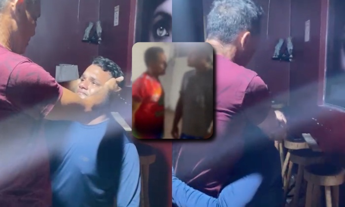 Com medo de ser m0rto por facção, filho que espanc0u pai no Amazonas pede perdão de joelhos; veja vídeo